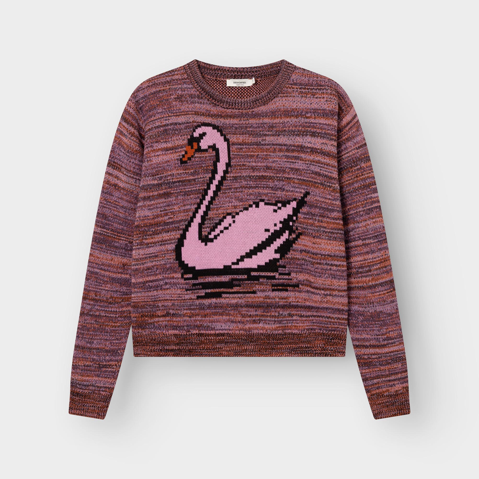 Dedicated Arendal TY Swan Multi Color Damen Strickpullover rost multi